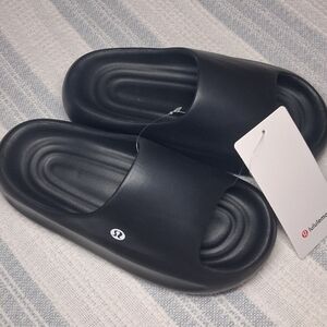 lululemon athletica Black Slide Sandals
